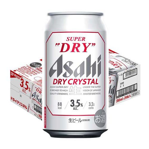 アサヒ スーパードライ ドライクリスタル 缶(350ml*24本入)