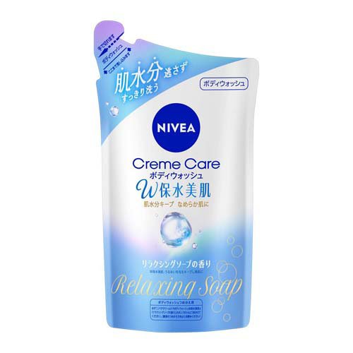 ニベア クリームケア ボディウォッシュ W保水美肌 リラクシングソープの香り 詰替(350ml)