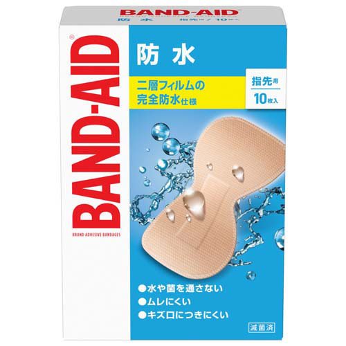 JNTL バンドエイド 防水 指先用 10枚