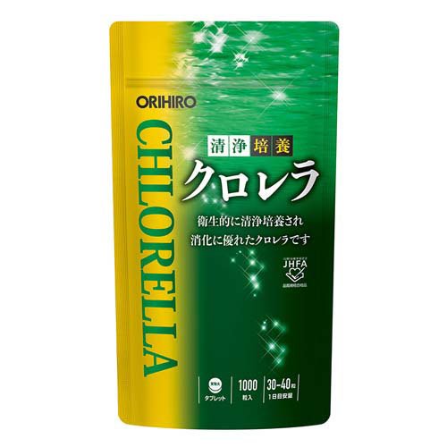 ORIHIRO 清浄培養クロレラ(1000粒)