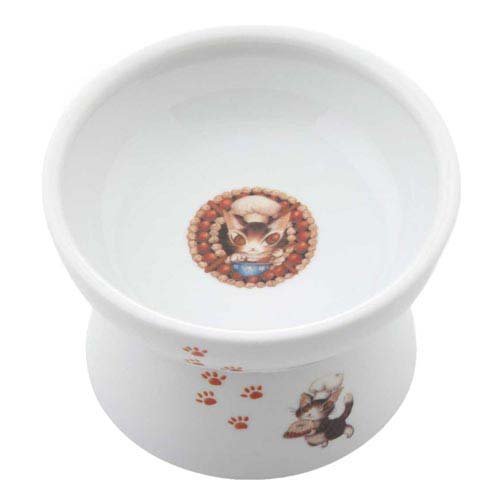 猫用 脚付フードボウル レギュラー お菓子のまんだら(1個)