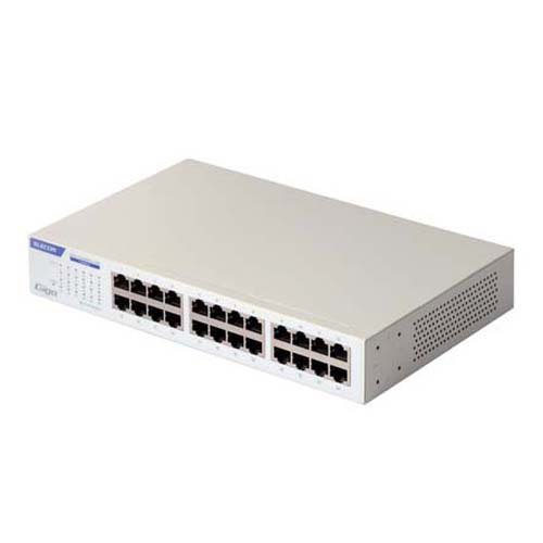 エレコム スイッチングハブ LAN ハブ 24ポート Giga対応 金属筐体 ホワイト(1台)