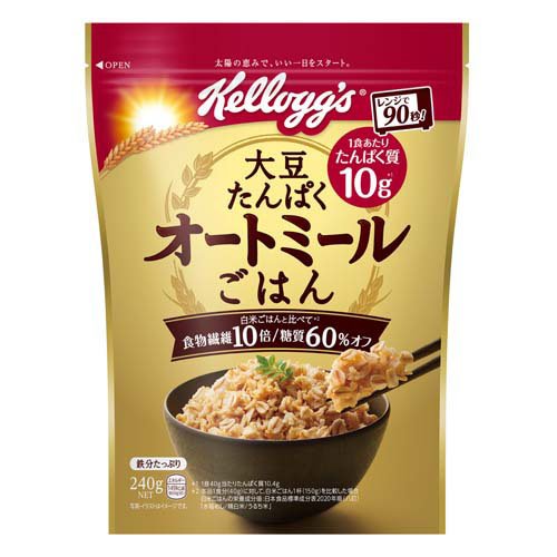 ケロッグ 大豆たんぱく オートミールごはん(240g)