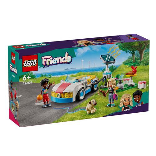 LEGO 電気自動車と充電ステーション 42609