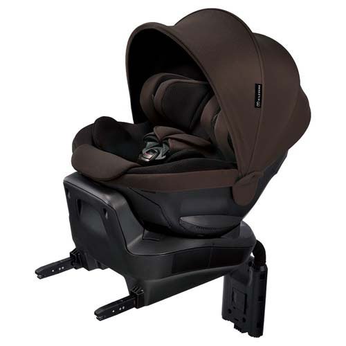 エールベベ クルットR ST 回転式 ISOFIX取付 新生児対応 ブラウン BF171(1台)