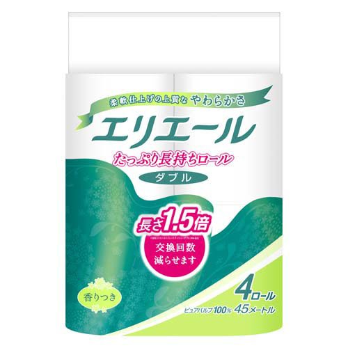 エリエール トイレットティシュー コンパクト ダブル(4ロール)