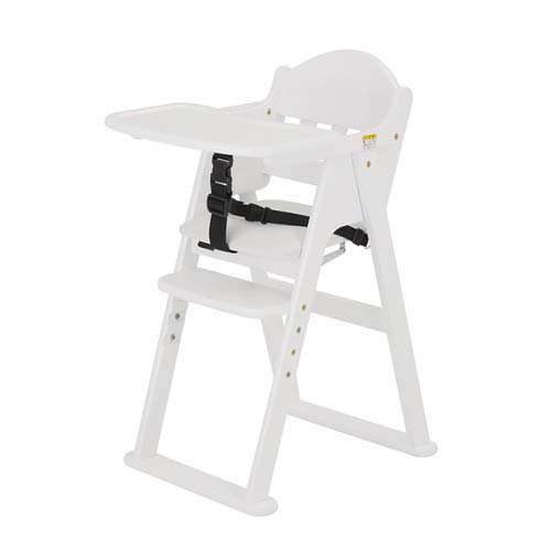 木製ハイチェア CENA lx ホワイト(1脚)