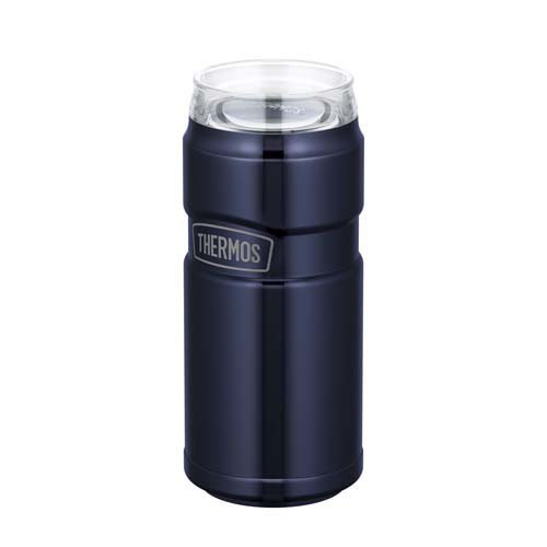 サーモス 保冷缶ホルダー 500ml缶用 ミッドナイトブルー ROD-0051 MDB(1個)