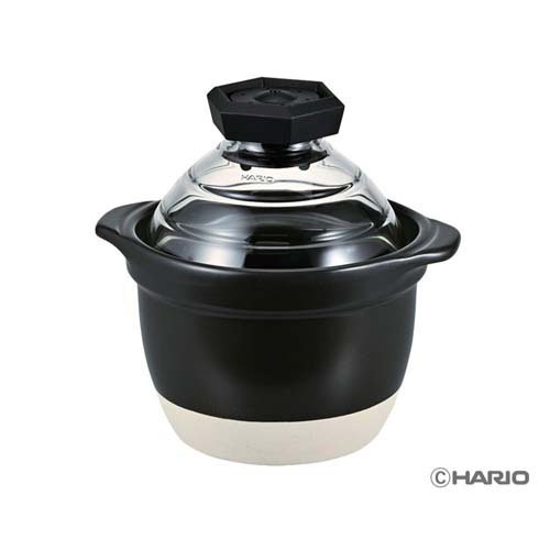 楽天市場】HARIO ハリオ フタがガラスのIH対応ご飯釜 雪平 1～3合用