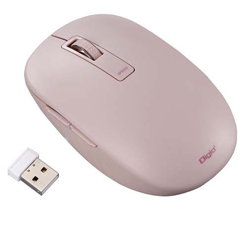 Digio2 無線 静音マウス 5ボタンBlueLED h34 MUS-RKF218P ( 1個 )