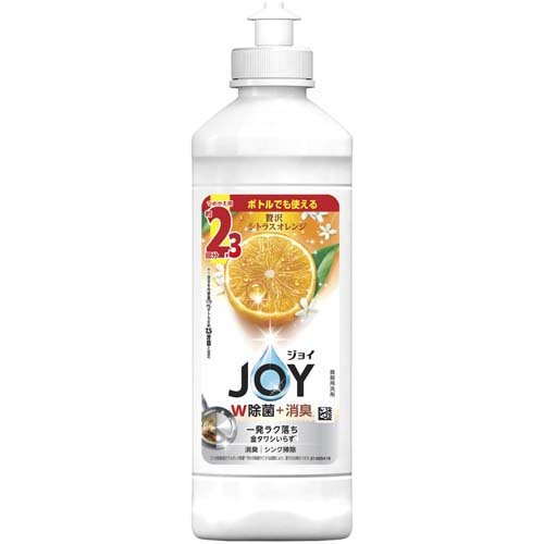 ジョイ W除菌 食器用洗剤 贅沢シトラスオレンジ キャップ付き詰め替え(300ml)