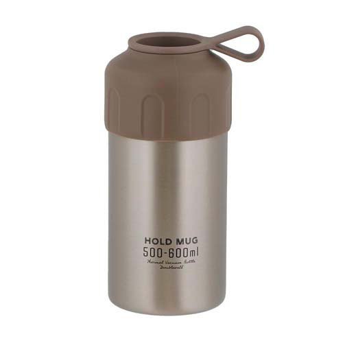 LIV PLUS ステンレス製ペットボトルホルダー 500～600ml用 保冷保温 NQ-0341(1個)