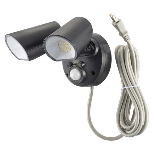 monban 防犯センサーライト 2灯 コンセント式 2000ルーメン(1個)