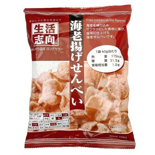 楽天市場】三菱食品 生活志向 海老揚げせんべい(40g) | 価格比較