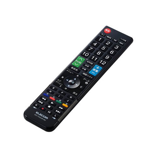 楽天市場】朝日電器 エルパ テレビ照明マルチリモコン ブラック RC