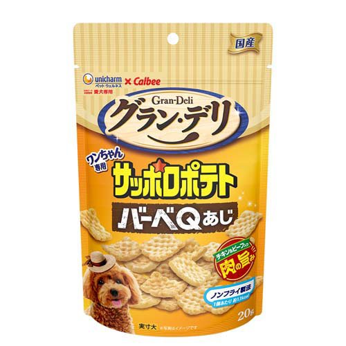 グラン・デリ ワンちゃん専用 サッポロポテト バーベQあじ 犬用 おやつ(20g)
