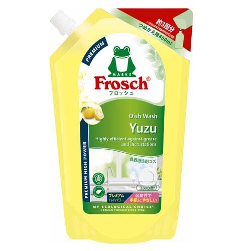 フロッシュ 食器用洗剤 ユズ プレミアム 詰替(800ml)