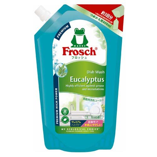 旭化成ホームプロダクツ Frosch フロッシュ 食器用 洗剤 プレミアム ユーカリ つめかえ 800ml 3個 セット