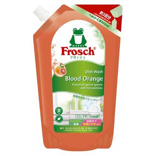フロッシュ 食器用洗剤 ブラッドオレンジ 詰替(800ml)
