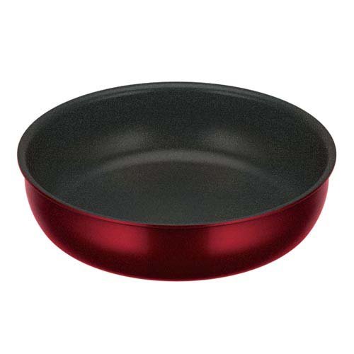 サーモス 取っ手のとれるフライパン 22cm IH対応 ディープレッド KVD-022 DR 1個