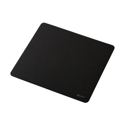 エレコム ゲーミングマウスパッド スピードタイプ 粗目クロス 420×460×3mm 黒(1枚)