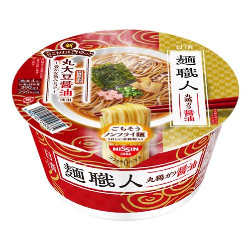 日清 麺職人 醤油 ケース(87g×12食入)