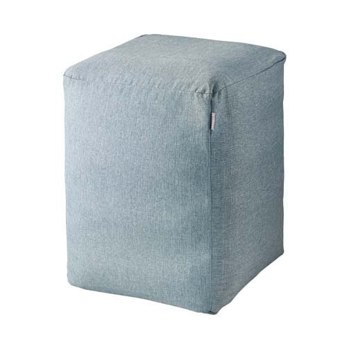 エレコム 四角いバランスボール 耐荷重120kg ライトブルー HCF-BBCUBE55BUL(1個)