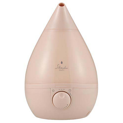 アピックス SHIZUKU touch+ 超音波式アロマ加湿器 くすみピーチ AHD-124(PC)(1台)