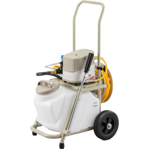 鹿児島発　工進　２サイクルエンジン25Lタンク付きキャリー動噴MSV－E2R25TH85　 MS-E2R25TH85ホースガイド タンクキャリー付きエンジン動噴 MS
