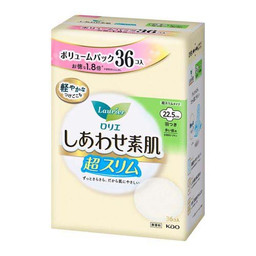 22個入✕6pac 花王 ロリエ 肌きれいガード 超吸収 パワフル昼用 羽付き 楽天市場】花王 ロリエ 肌きれいガード 超吸収パワフル昼用 22コ入