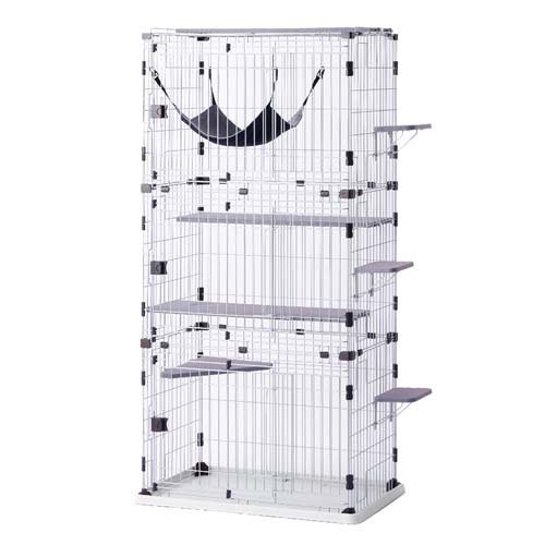 楽天市場】リッチェル リッチェル 木製お掃除簡単キャットサークル M