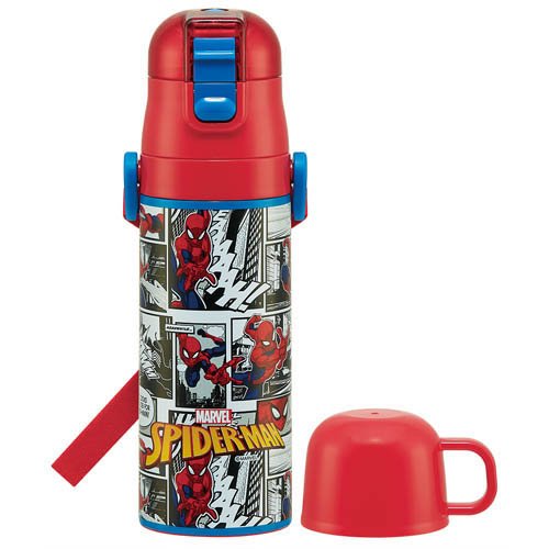 楽天市場】子供用水筒 スパイダーマン thermos ステンレス マグ