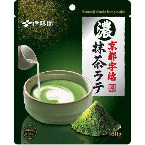 楽天市場】伊藤園 伊藤園 濃い京都宇治抹茶ラテ粉末 チャック付き袋