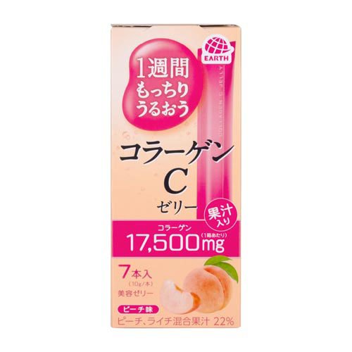 楽天市場】アース製薬 1ヵ月もっちりうるおうコラーゲンCゼリー(10g*34
