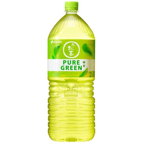伊藤園 おーいお茶 PURE GREEN 緑茶 ペットボトル(2L×6本)
