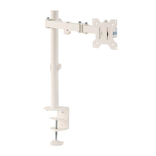 エレコム モニターアーム ロング シングル ホワイト(1個)
