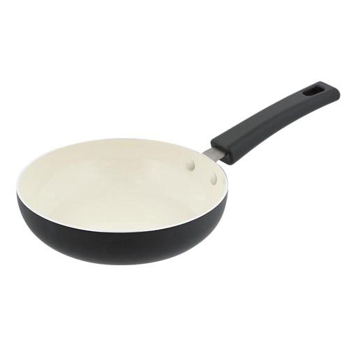 フライパン ミニ 16cm セラミック ガス火専用 マットグレー ND-2793(1個)