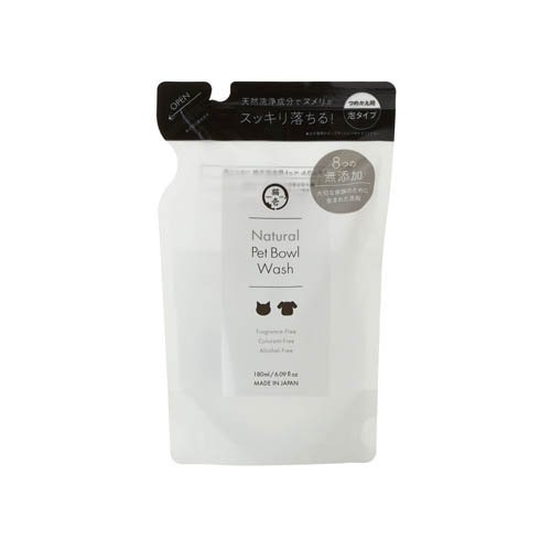 ナチュラル ペット用食器洗剤つめかえ用(180ml)