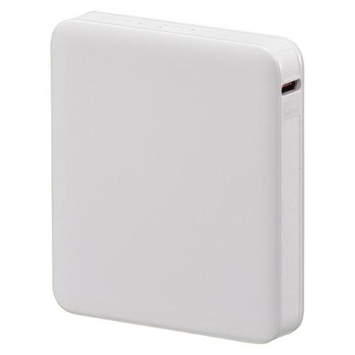 モバイルバッテリー PD20W 5000mAh ホワイト(1個)