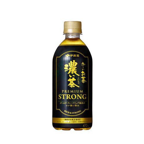 伊藤園 おーいお茶 濃い茶 プレミアムストロング ペットボトル(470ml×24本)