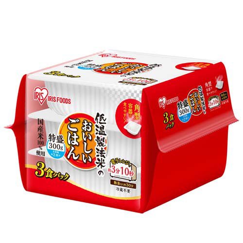 低温製法米のおいしいごはん 角型(300g×3個)