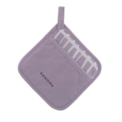 LIV PLUS ソノマ ミトン鍋敷き マグネット 18×18cm パープル LV-0383(1個)