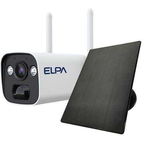 楽天市場】朝日電器 ELPA ワイヤレス防犯カメラ/モニターセット CMS