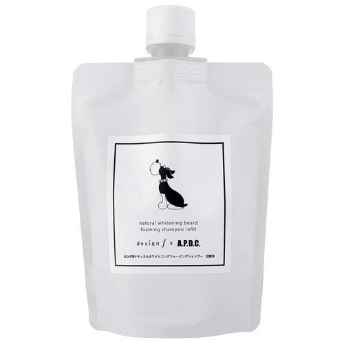 A.P.D.C.おひげ用ナチュラルホワイトニングフォーミングシャンプー詰替え用(180mL)