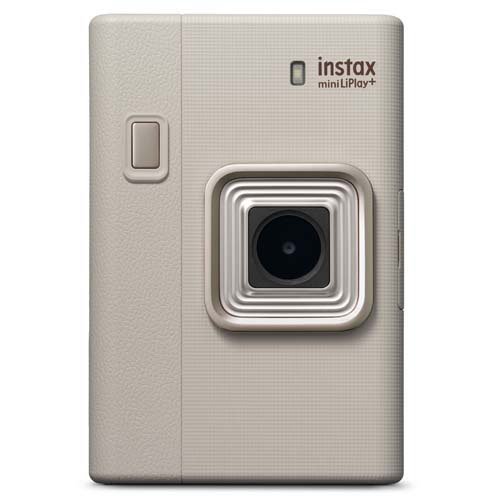 富士フイルム　FUJIFILM　ハイブリッドインスタントカメラ 『チェキ』 instax mini LiPlay＋ SAND BEIGE　INSLIPLAYPLUSBEIG