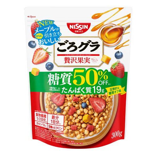 楽天市場】日清シスコ ごろグラ 糖質60％オフ チョコナッツ(300g