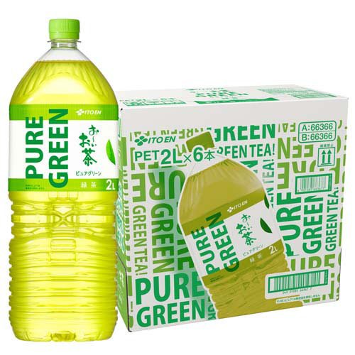 伊藤園 おーいお茶 ピュアグリーン 緑茶 ペットボトル(2L×6本入)