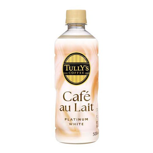 タリーズコーヒー カフェオレ プラチナホワイト ペットボトル(500ml×24本入)