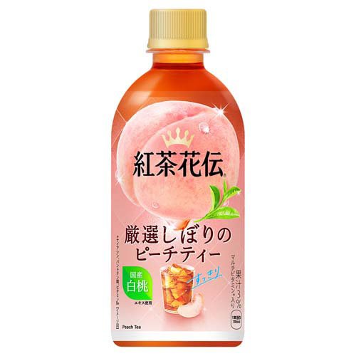 楽天市場】日本コカ・コーラ クラフティー 贅沢しぼりピーチティー PET