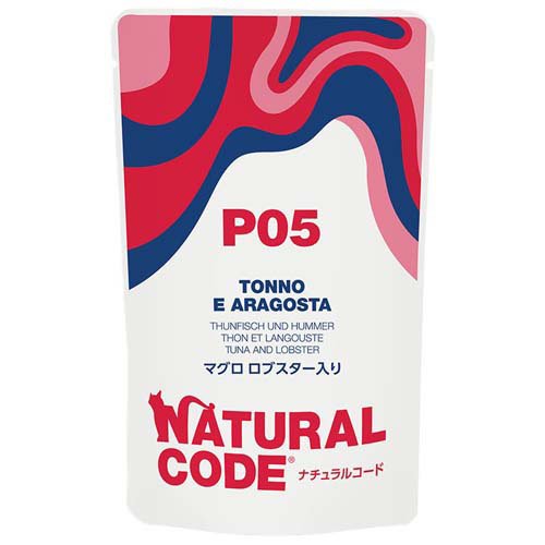 NaturalCode NCP5 マグロ ロブスター入りパウチタイプ(70g)